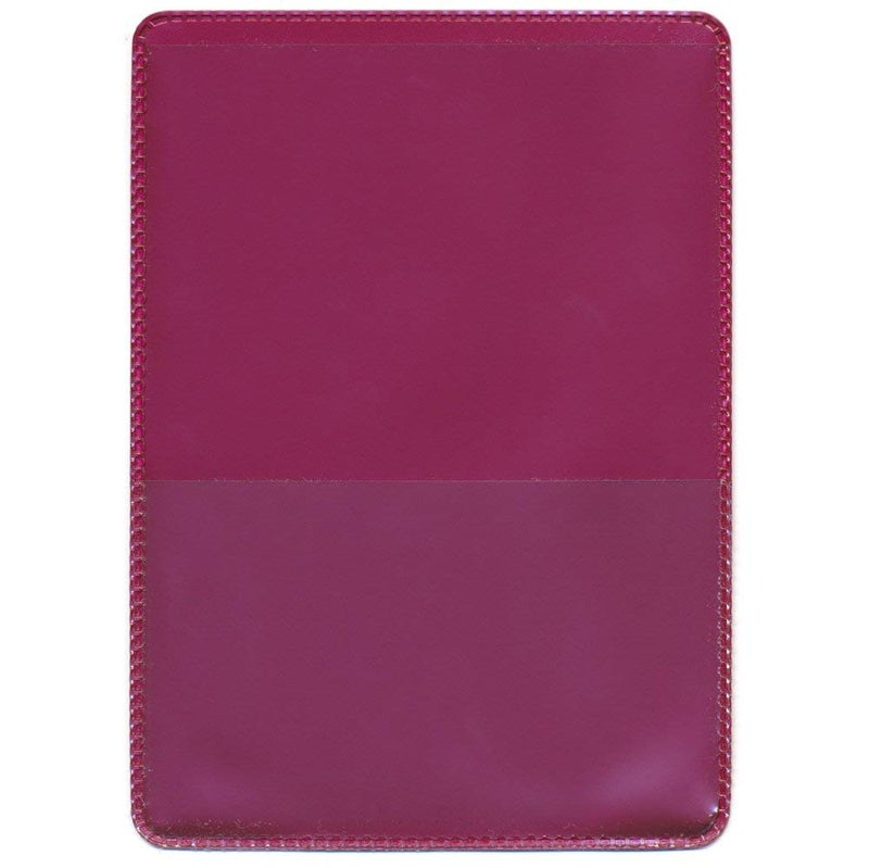 STORE SMART StoreSMART Metallic Maroon Auto Insurance and ID Card Holder â€“ 2 Pack RFS20-MM2 Durable Vinyl Wallets for Vehicle Registration, Insurance Cards, Business Cards, IDs, Organizers, Document Storage - Image 1